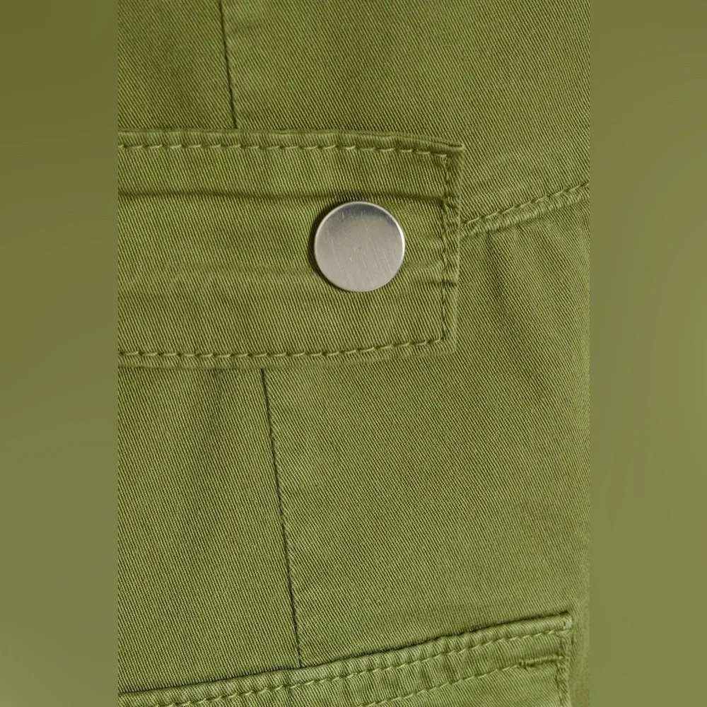 Good American Oversized Army Green Jumpsuit | Size 0 (XS-S) - Picture 6 of 16